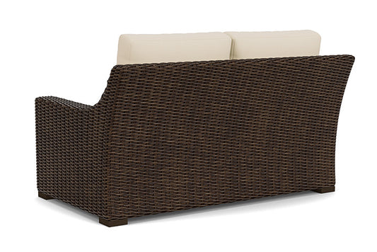 Lloyd Flanders - Mesa Loveseat In Pecan Finish With Callen Pearl Fabric - 2980500862021 view 2
