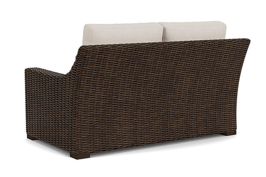 Lloyd Flanders - Mesa Loveseat In Pecan Finish With Canvas Canvas Fabric - 298050086319 view 2