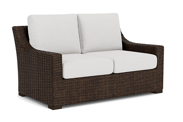 Lloyd Flanders - Mesa Loveseat In Pecan Finish With Canvas Natural Fabric - 298050086159 view 1
