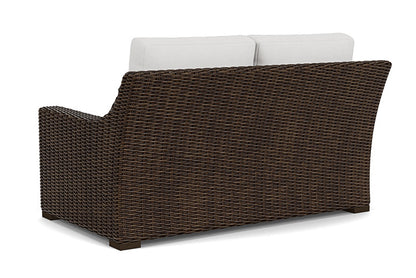 Lloyd Flanders - Mesa Loveseat In Pecan Finish With Canvas Natural Fabric - 298050086159 view 2