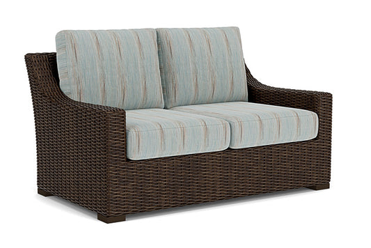 Lloyd Flanders - Mesa Loveseat In Pecan Finish With Colorwave Mist Fabric - 2980500862072 view 1