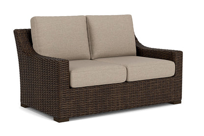 Lloyd Flanders - Mesa Loveseat In Pecan Finish With Demo Oatmeal Fabric - 298050086080 view 1