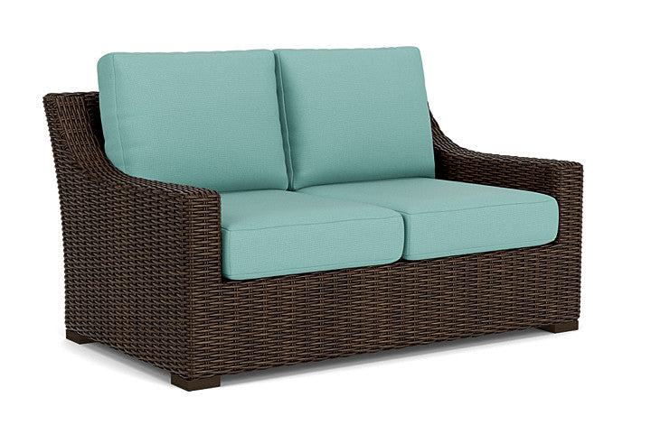 Lloyd Flanders - Mesa Loveseat In Pecan Finish With Fife Aruba Fabric - 298050086748 view 1