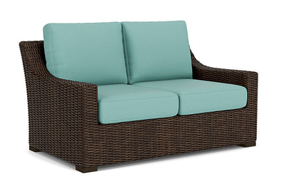 Lloyd Flanders - Mesa Loveseat In Pecan Finish With Fife Aruba Fabric - 298050086748 view 1