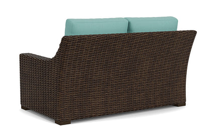 Lloyd Flanders - Mesa Loveseat In Pecan Finish With Fife Aruba Fabric - 298050086748 view 2