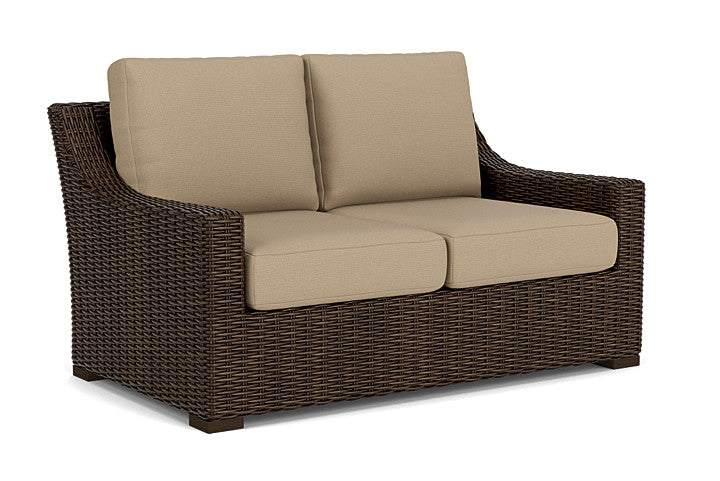 Lloyd Flanders - Mesa Loveseat In Pecan Finish With Fife Sahara Fabric - 298050086742 view 1