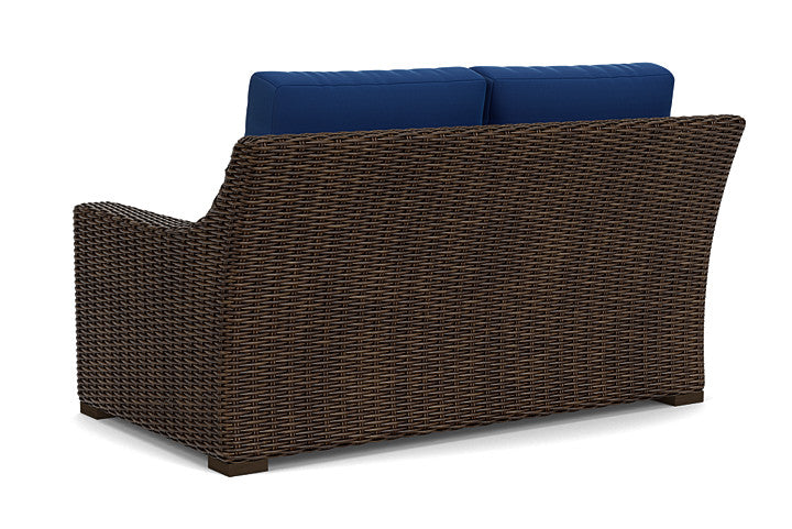 Lloyd Flanders - Mesa Loveseat In Pecan Finish With Flagship Lapis Fabric - 2980500861813 view 2