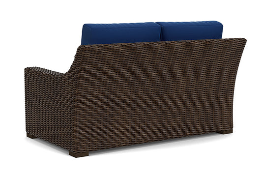 Lloyd Flanders - Mesa Loveseat In Pecan Finish With Flagship Lapis Fabric - 2980500861813 view 2