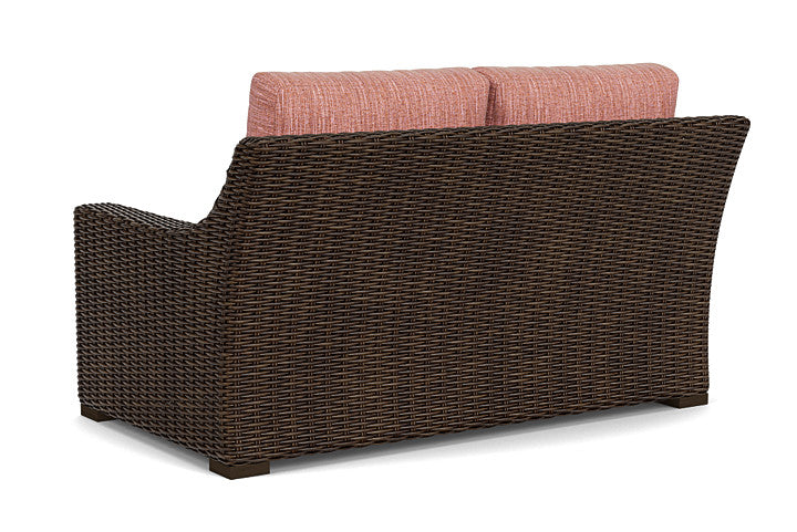 Lloyd Flanders - Mesa Loveseat In Pecan Finish With Friendly Carnival Fabric - 2980500862043 view 2