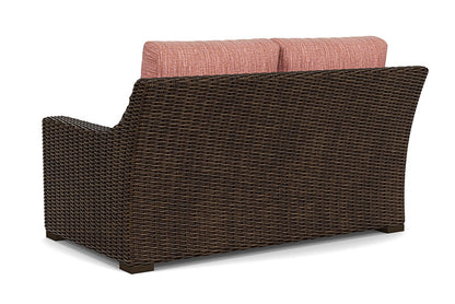 Lloyd Flanders - Mesa Loveseat In Pecan Finish With Friendly Carnival Fabric - 2980500862043 view 2
