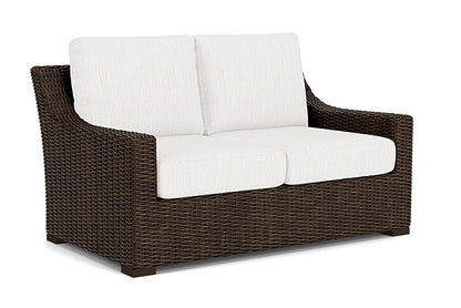 Lloyd Flanders - Mesa Loveseat In Pecan Finish With Friendly Natural Fabric - 2980500862042 view 1