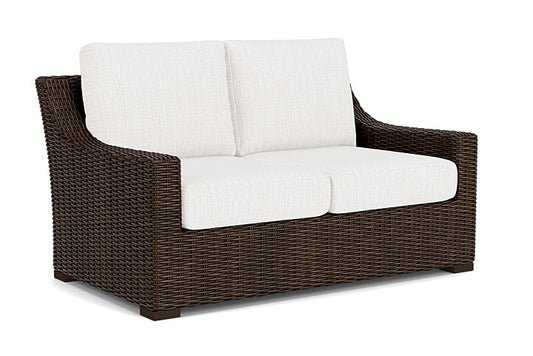 Lloyd Flanders - Mesa Loveseat In Pecan Finish With Friendly Natural Fabric - 2980500862042 view 1