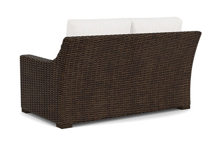 Lloyd Flanders - Mesa Loveseat In Pecan Finish With Friendly Natural Fabric - 2980500862042 view 2