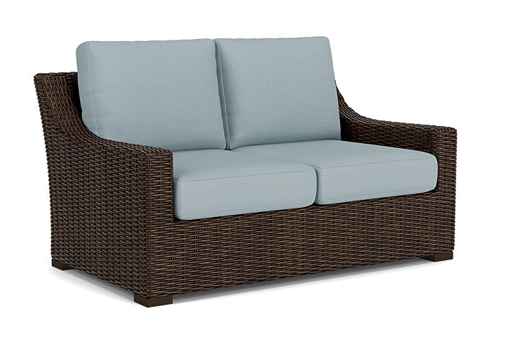 Lloyd Flanders - Mesa Loveseat In Pecan Finish With Kadogo Lake Fabric - 2980500862041 view 1
