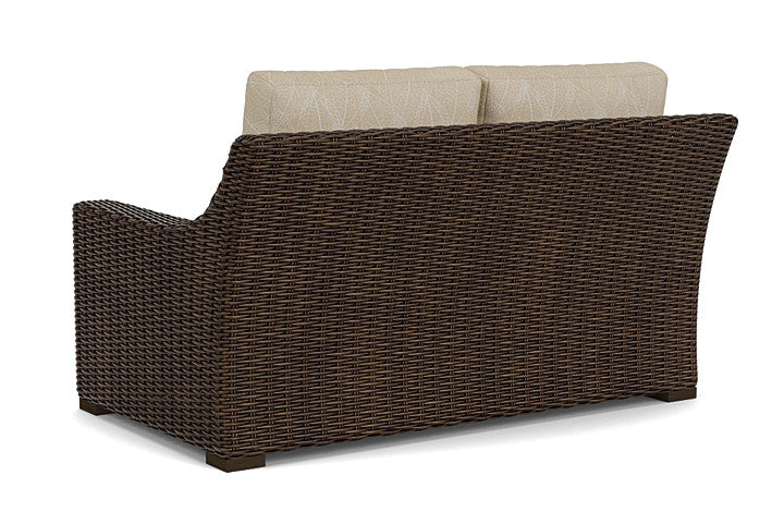 Lloyd Flanders - Mesa Loveseat In Pecan Finish With Laurel Ecru Fabric - 2980500862057 view 2