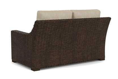 Lloyd Flanders - Mesa Loveseat In Pecan Finish With Laurel Ecru Fabric - 2980500862057 view 2