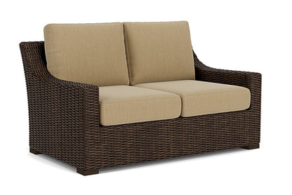 Lloyd Flanders - Mesa Loveseat In Pecan Finish With Loveboat Saffron Fabric - 2980500862009 view 1