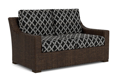 Lloyd Flanders - Mesa Loveseat In Pecan Finish With Luna Onyx Fabric - 2980500862071 view 1