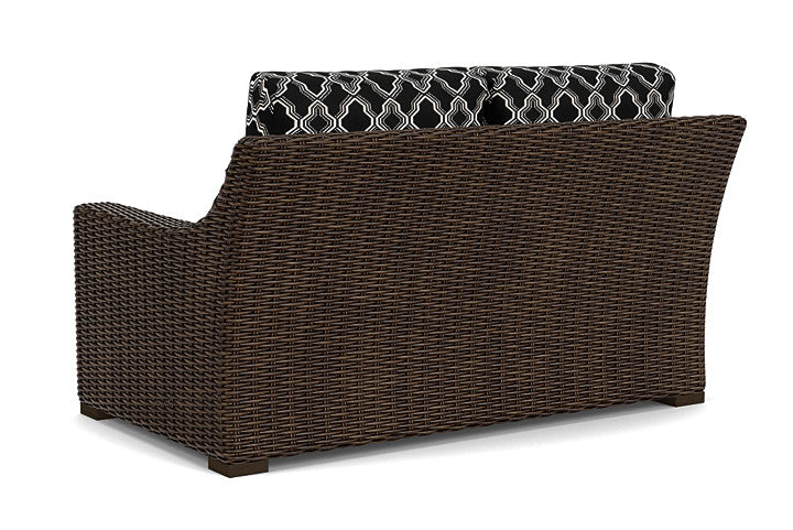 Lloyd Flanders - Mesa Loveseat In Pecan Finish With Luna Onyx Fabric - 2980500862071 view 2