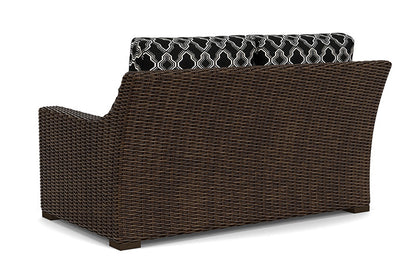 Lloyd Flanders - Mesa Loveseat In Pecan Finish With Luna Onyx Fabric - 2980500862071 view 2