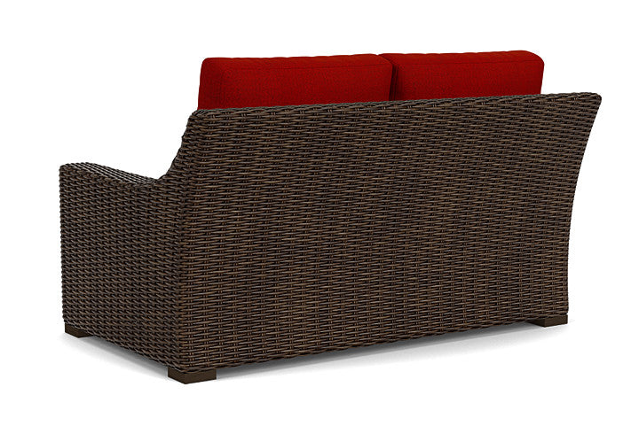 Lloyd Flanders - Mesa Loveseat In Pecan Finish With Partyline Lollipop Fabric - 2980500862054 view 2