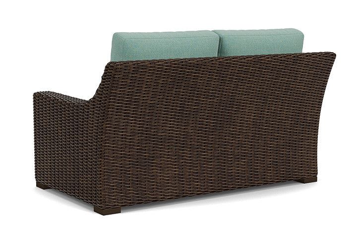 Lloyd Flanders - Mesa Loveseat In Pecan Finish With Pavian Pool Fabric - 2980500862045 view 2