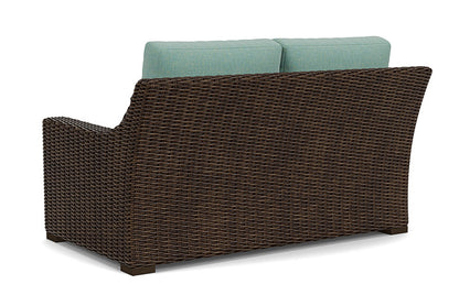 Lloyd Flanders - Mesa Loveseat In Pecan Finish With Pavian Pool Fabric - 2980500862045 view 2