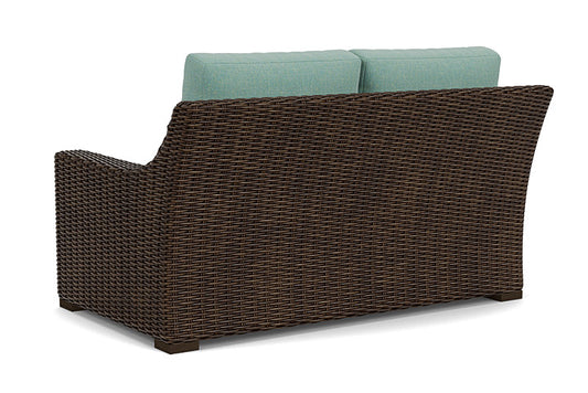 Lloyd Flanders - Mesa Loveseat In Pecan Finish With Pavian Pool Fabric - 2980500862045 view 2
