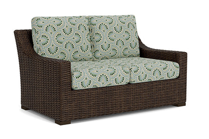 Lloyd Flanders - Mesa Loveseat In Pecan Finish With Plume Spring Fabric - 2980500862085 view 1