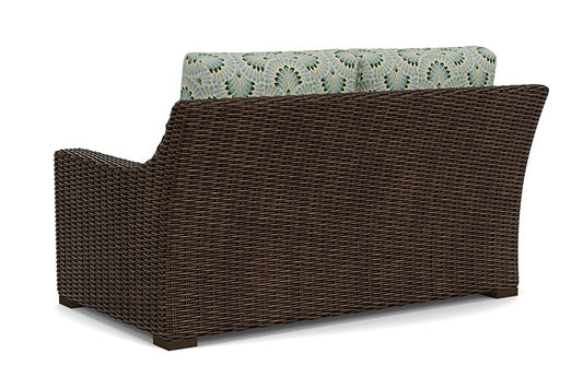 Lloyd Flanders - Mesa Loveseat In Pecan Finish With Plume Spring Fabric - 2980500862085 view 2