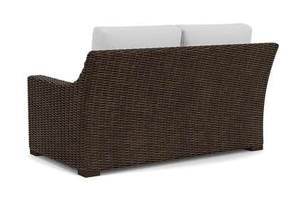 Lloyd Flanders - Mesa Loveseat In Pecan Finish With Reflections Ice Fabric - 2980500862052 view 2