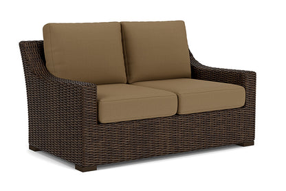 Lloyd Flanders - Mesa Loveseat In Pecan Finish With Reflections Straw Fabric - 2980500862053 view 1