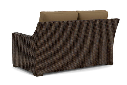 Lloyd Flanders - Mesa Loveseat In Pecan Finish With Reflections Straw Fabric - 2980500862053 view 2