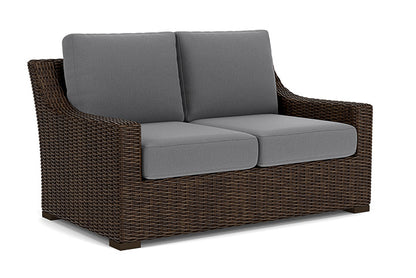 Lloyd Flanders - Mesa Loveseat In Pecan Finish With Remy Graphite Fabric - 2980500862003 view 1
