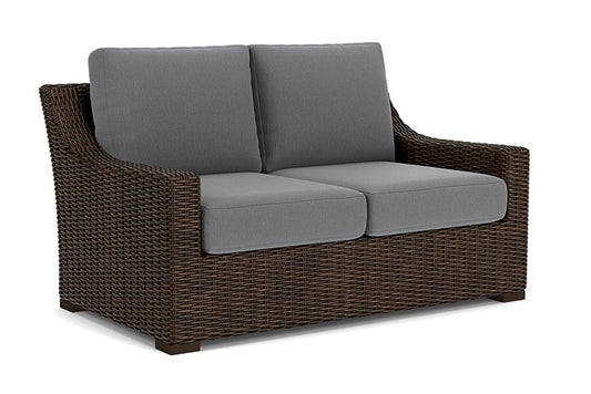 Lloyd Flanders - Mesa Loveseat In Pecan Finish With Remy Graphite Fabric - 2980500862003 view 1