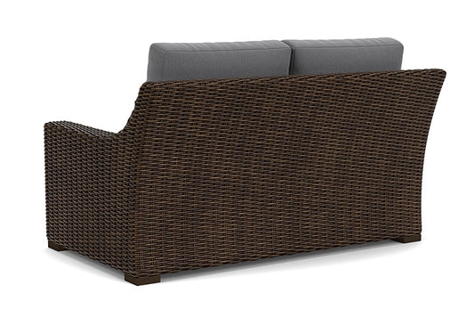Lloyd Flanders - Mesa Loveseat In Pecan Finish With Remy Graphite Fabric - 2980500862003 view 2