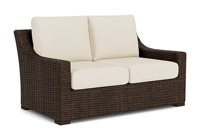 Lloyd Flanders - Mesa Loveseat In Pecan Finish With Sailcloth Sailor Fabric - 298050086434 view 1