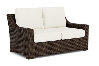 Lloyd Flanders - Mesa Loveseat In Pecan Finish With Sailcloth Salt Fabric - 298050086890 view 1
