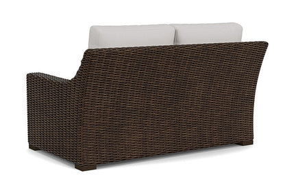 Lloyd Flanders - Mesa Loveseat In Pecan Finish With Sailcloth Seagull Fabric - 298050086W61 view 2