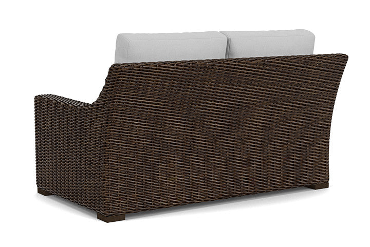 Lloyd Flanders - Mesa Loveseat In Pecan Finish With Sandberg Dove Fabric - 2980500862022 view 2