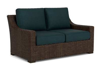 Lloyd Flanders - Mesa Loveseat In Pecan Finish With Sandberg Lagoon Fabric - 2980500862039 view 1