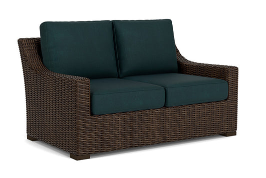 Lloyd Flanders - Mesa Loveseat In Pecan Finish With Sandberg Lagoon Fabric - 2980500862039 view 1