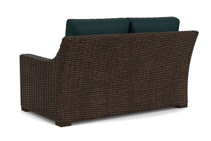 Lloyd Flanders - Mesa Loveseat In Pecan Finish With Sandberg Lagoon Fabric - 2980500862039 view 2