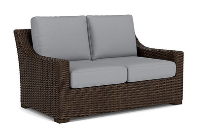Lloyd Flanders - Mesa Loveseat In Pecan Finish With Sandberg Pewter Fabric - 2980500862029 view 1