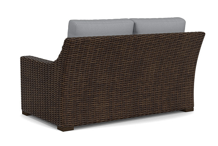 Lloyd Flanders - Mesa Loveseat In Pecan Finish With Sandberg Pewter Fabric - 2980500862029 view 2