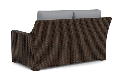 Lloyd Flanders - Mesa Loveseat In Pecan Finish With Sandberg Pewter Fabric - 2980500862029 view 2