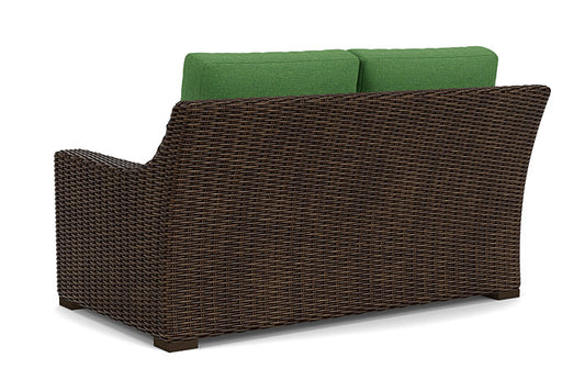 Lloyd Flanders - Mesa Loveseat In Pecan Finish With Seadog Botanical Fabric - 2980500862066 view 2