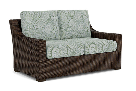 Lloyd Flanders - Mesa Loveseat In Pecan Finish With Sensibility Spring Fabric - 2980500862081 view 1