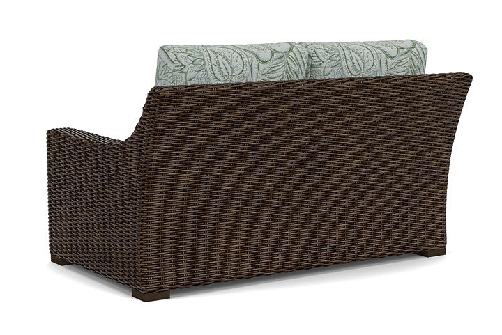 Lloyd Flanders - Mesa Loveseat In Pecan Finish With Sensibility Spring Fabric - 2980500862081 view 2