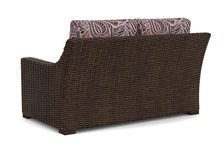 Lloyd Flanders - Mesa Loveseat In Pecan Finish With Sensiblity Splendor Fabric - 2980500862082 view 2